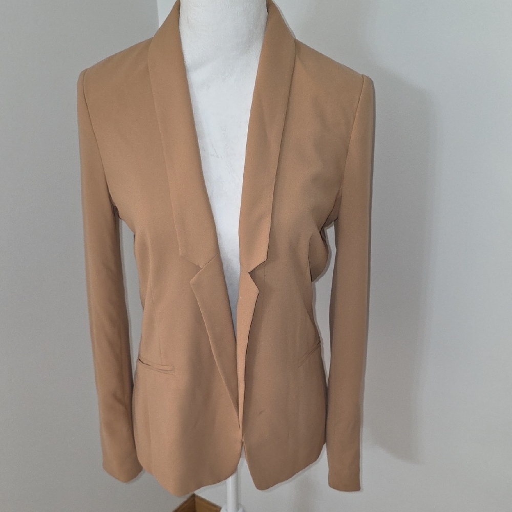 LC Lauren Conrad Women's Tan Blazer